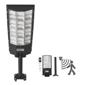 8000W Solar Street Light Outdoor, 450000LM, Commercial Parking Lot Light Dusk to Dawn, LED Flood Security Lamp with Motion Sensor