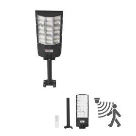 12000W Solar Street Light Outdoor, 900000LM, Commercial Parking Lot Light Dusk to Dawn, LED Flood Security Lamp with Motion Sensor