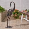 Sunny Outdoor 39 Inch Aluminum Crane, Shiny Copper