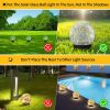 Solar Globe Lights Outdoor Waterproof - Cracked Glass Ball Lights for Garden, Patio, Yard, Lawn and Backyard - Solar Orbs for Outside Decorations