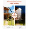 8000W Solar Street Light Outdoor, 450000LM, Commercial Parking Lot Light Dusk to Dawn, LED Flood Security Lamp with Motion Sensor