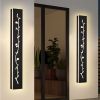 2 Pack 24/32/40/48/60in LED Outdoor Wall Lights Black Outside Garage Lights Porch Light